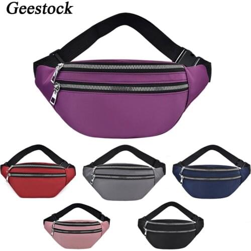 Geestock Fanny Pack for Women Casual Waist Pack Fashion Crossbody Chest Bags Unisex Hip Bag Sport Travel Purse Pocket