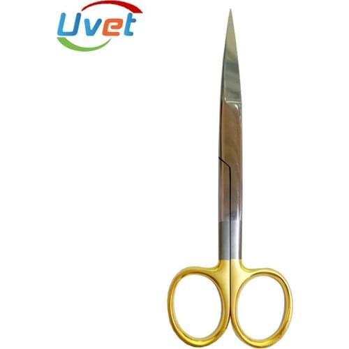 Uvet Stainless steel medical sharp scissors 14.8cm straight head express scissors Surgical Scissors