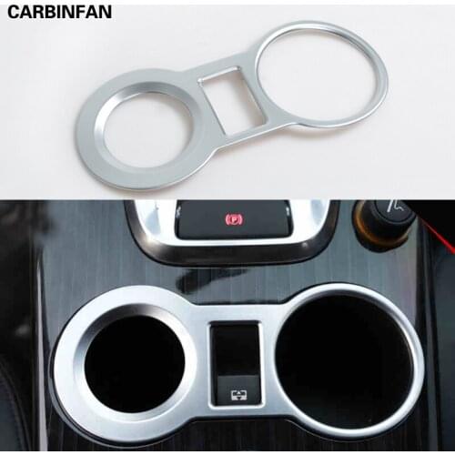 ABS Water Cup Holder Frame Cover Trim For Peugeot 3008 2013-2019 Interior Accessories Car Styling C1991