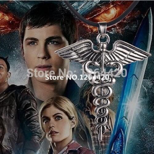 Euro-American Classical Movie Percy Jackson Necklace Vintage Angel Wing Necklace For Women&Men Wholesale 20pcs/lot