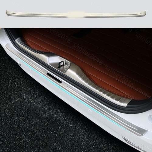 Fit For Toyota Alphard 15-17 Stainless Pad Rear Truck Protector Cover Trim Plate