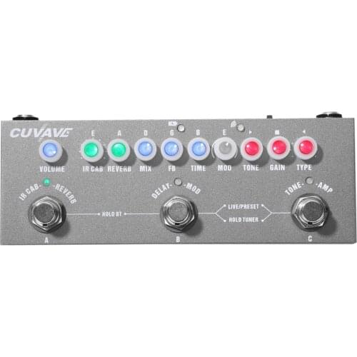 Cube Baby Guitar Multi-Effect Processor Pedal Loop Recording Chord Course Function With LCD Display Guitar Accessories