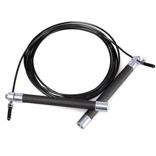 Professional Athletic Speed Jump Rope Metal Handle With Ball Bearing Skipping,Stainless Stel Cable Crossfit Fitness Equipment