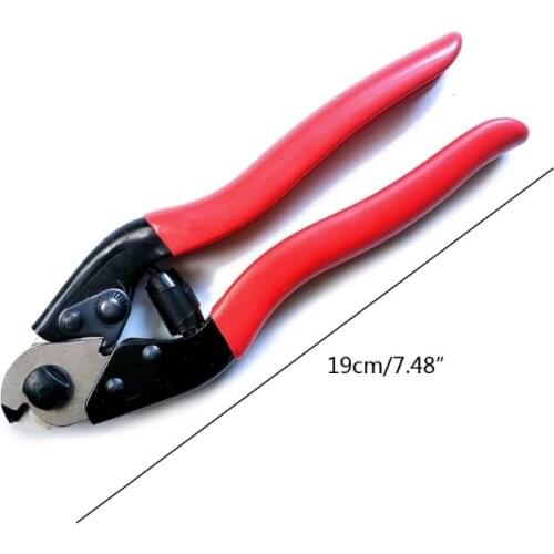 190mm Cable Cutters,Cable Armour Cutter Wire Nippers Wire Rope and Wire Cutters with Soft Grip Handles M7DA