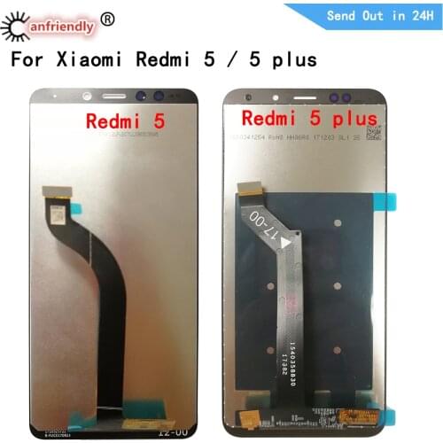 For Xiaomi Redmi 5 Plus 5Plus LCD Display+Touch panel Screen sensor Digitizer module With Frame Assembly For Xiaomi Redmi5 Plus