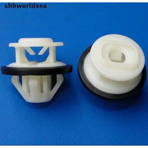 Shhworldsea 100pcs Body Side Lower Panel Skirt Lining Fastemer Retainer Plastic Clamp Clip For Benz