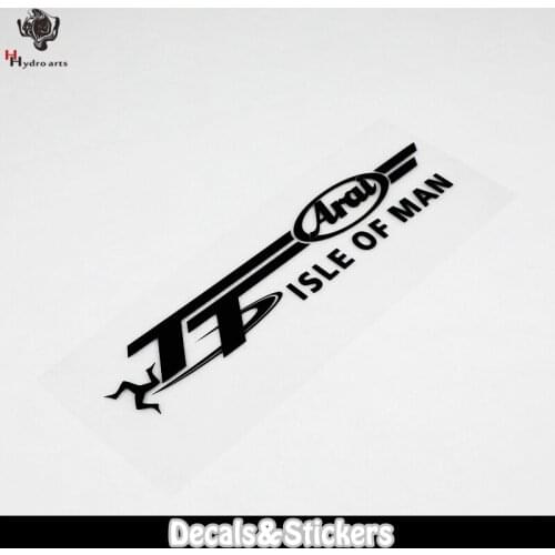 NO.L085 Aral Isle of Man 3M Reflective Stickers MOTO GP Glass Sticker Waterproof Decals Racing Motorcycle Helmet