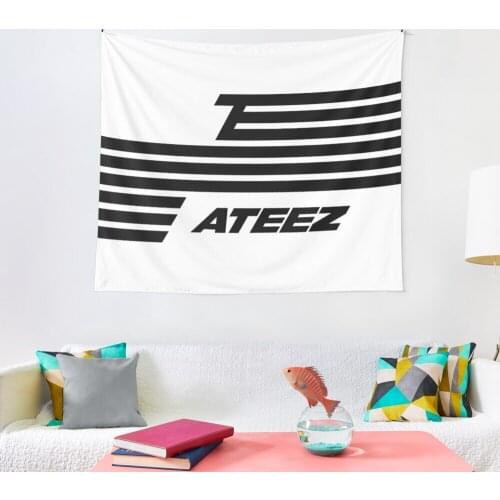 Thanxx Flags Ateez Flag Tapestry Wall Hanging Dorm Decor Blanket Wall Cloth Tapestry