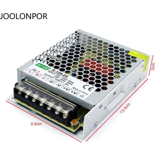 Ultra Thin Small Volume 3cm High Power Supply Transformer Dc 24V 5A 120W for Lighting Driver