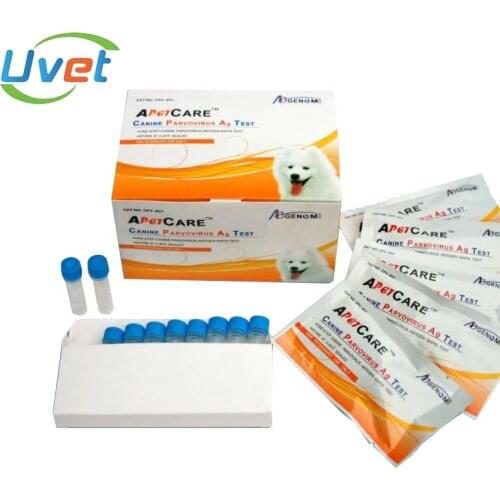 Uvet Veterinary Apetcare canine parvovirus test kits Diagnostic canine parvovirus CPV test Kit