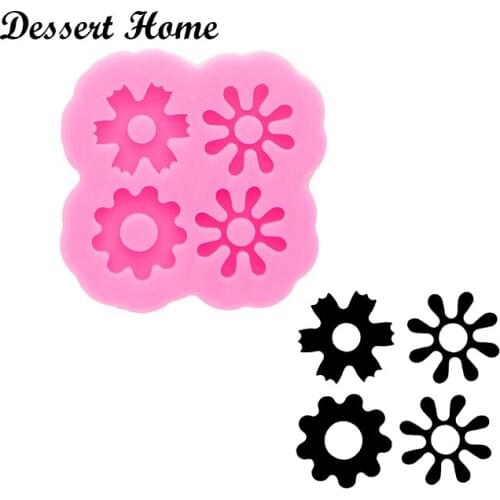 DY0898 Bright Resin Art Circle/square/star/moon/crown/diamond/butterfly/drop shape studs Earrings, to make crafts with epoxy