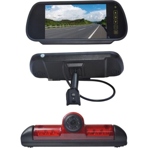 Vardsafe 7 Inch Replacement Rear View Mirror Screen & Reversing Camera for Fiat Ducato / Peugeot Boxer / Citroen Jumper Relay