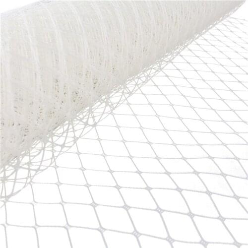 10"/25 Cm Vintage Beige Birdcage Veils For Making Fascinators Bridal Hair Accessories Millinery Hats Veils Material 10Yards/Lot