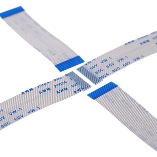 1000pcs/Lot FFC/FPC Flexible Flat Cable 0.5mm pitch 24 pin 200mm Isotropy AWM 20624 same ends