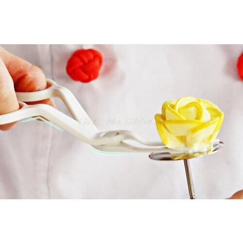 500PCS New Design cake Tool Plastic Scissor Fondant Decor Flower Lifter Cake Edge Decorating Cake Tool