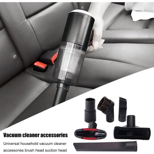 6pcs Vacuum Cleaner Parts Crevice Tool Universal Nozzle Brush Head 32mm Vacuum Cleaner Crevice Suction Accessories