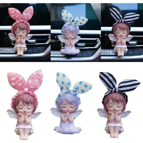 Car Outlet Vent Perfume Clip Cute Small Baby Doll Air Conditioning Aromatherapy Clip Car Interior Decor Supplies Air Freshener