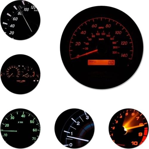 Car Speedometer Racing Icons Pins Badge Decoration Brooches Metal Badges For Clothes Backpack Decoration