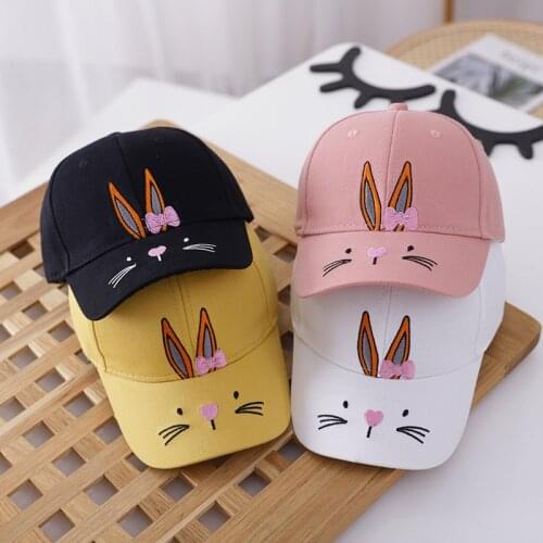 Doitbest 2021 Children Baseball Cap summer Hip Hop Cartoon print cat kids sun Hats Boys Girls Caps child snapback Hat gorras