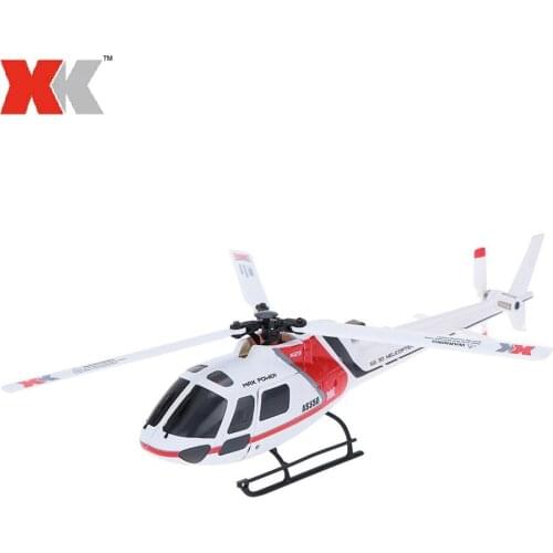 BNF Model Original XK AS350 K123-B 6CH 3D 6G System Brushless Motor BNF RC Helicopter