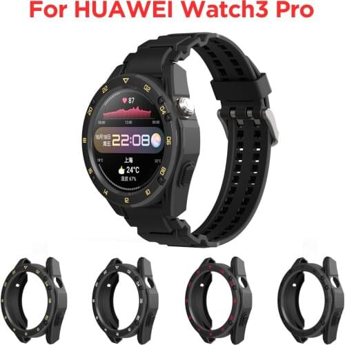 Sikai TPU Case For Huawei Watch 3/3 Pro Smartwatch Shell Protector Cover Band Strap Bracelet for Huawei Watch 3 Pro Accessories