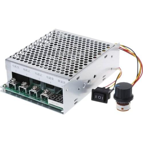 DC 10-55V 100A Motor Speed Controller Reversible PWM Control Forward/Reverse Toggle Switch