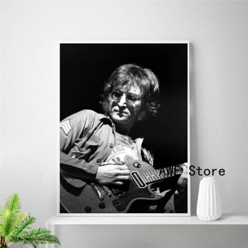 John Winston Lennon Poster Singer Star Canvas Painting Posters and Prints Wall Art Picture for Living Room Home Decor