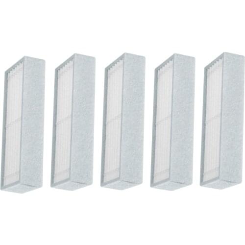 5pcs/lot Robot Vacuum Cleaner HEPA Filter for BBK BV3521 Robotic Vacuum Cleaner Spare Parts Accessories