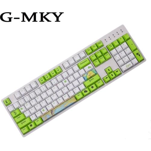 G-MKY Lemon Keycap Cherry ProfileThick PBT Keycaps Dye-Sublimation KEYCAP MX Switch Mechanical Keyboard Keycap