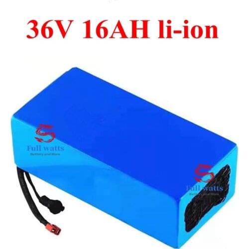 36V 16AH li-ion battery pack 10S5P 3200MAH 18650 750Watt motor 25A BMS electric scooter skateboard bicycle ebike car