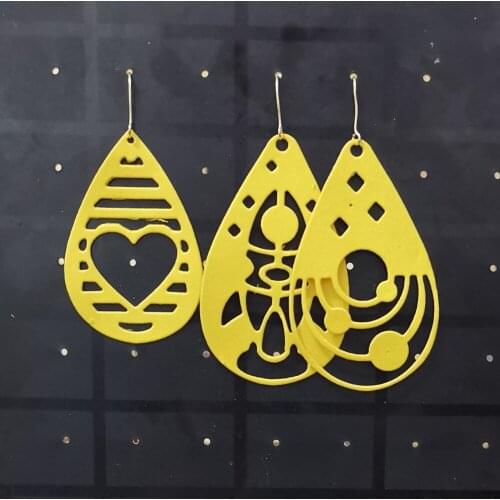 Universe planet Heart earring Metal Cutting Dies For Stamps Scrapbooking Stencils DIY Paper Album Cards Decor Embossing Die