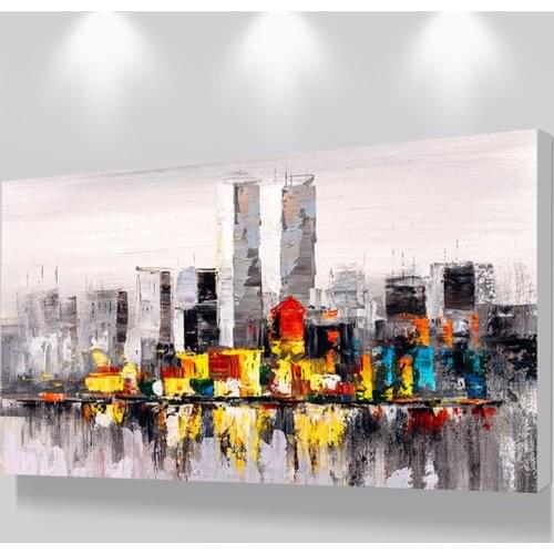 Big Size Canvas HD Printed City Building Oil Painting Modular Custom Picture Home Decorate Poster Prints Wall Art Painting