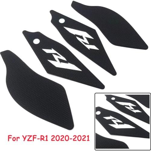 Motorcycle Anti-Heated Gas Tank Side Grip Traction Knee Protector Sticker Anti Slip Pad For Yamaha YZF-R1 YZFR1 YZF R1 2020-2021