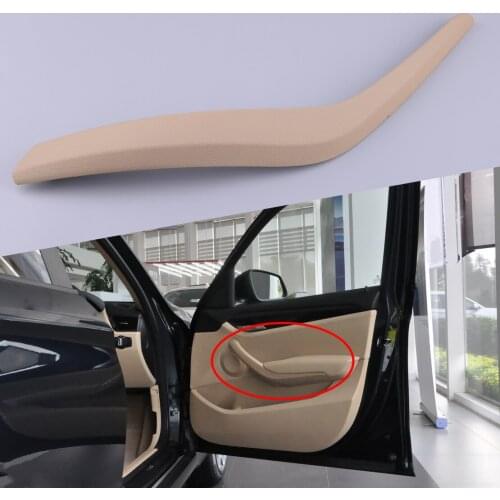 Beige Plastic Interior Right Side Door Handle Panel Trim Cover Fit For BMW X1 E84 2010 2011 2012 2013 2014 2015 2016