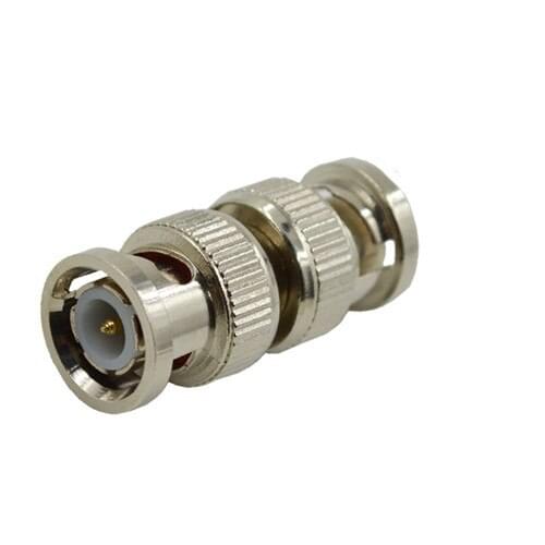 10Pcs Sample Male To Male BNC Coaxial Cable Connector Jack Plug Adapter For Radio TV CCTV Monitor Camera and RF