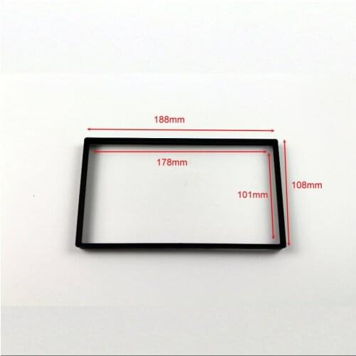 188mm * 108mm 2 DIN ABS Plastic Frame Panel Fascias For Aftermarket Radio Stereo DVD Player GPS Navigation Installation
