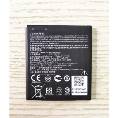 High quality B11P1421 2100mAh Battery for Asus ZenFone C ZC451CG Z007 Phone battery