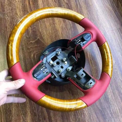 Cuatomized Carbon Fiber Steering Wheel Alcantara Leather Replacement