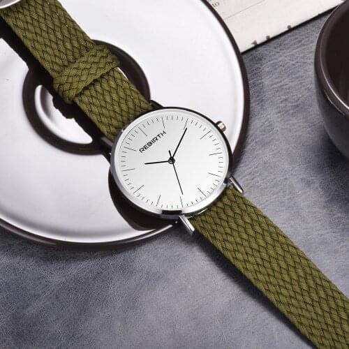 2018 Watches Women Men Strap Luxury Unisex Perlon Nylon Strap Wristwatches Quartz Sports Watches relogio masculino