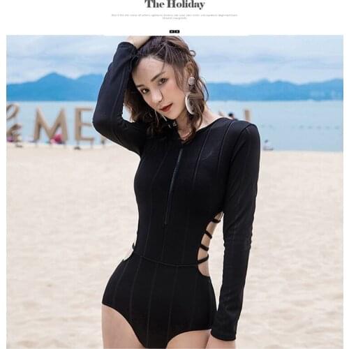 Swim Suit Women Swimwear Bikini Set Swimsuit With Pushup Bathing 2021 New Korea Ins Sexy Rope One Piece Print Polyester Sierra