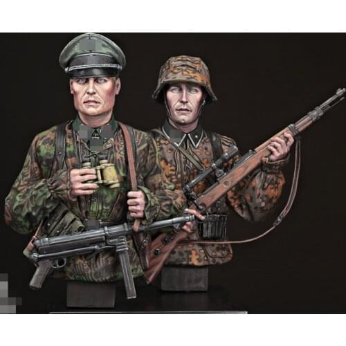 1/12 Patrol, Russia, 1943, WWII military theme, Resin Model Bust GK, Unassembled and unpainted kit