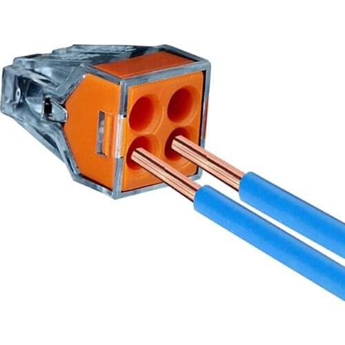 10 PCS PCT-104 PCT104 Wiring terminal 4P hole PCT104 wire connector connector 0.7-2.5 square hard wire fast connector