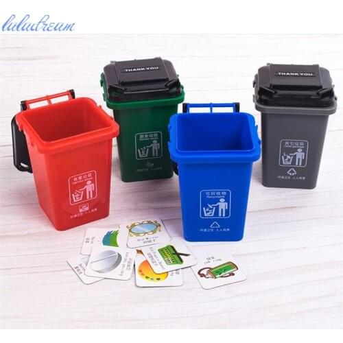 104pcs Garbage Sorting Games Prop Early Childhood Educational Toys Children Housework Classic Toys