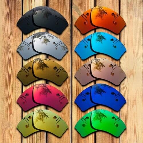 2 Pairs 100% Precisely Cut Polarized Replacement Lenses for Half Jacket XLJ Sunglass - Many Colors