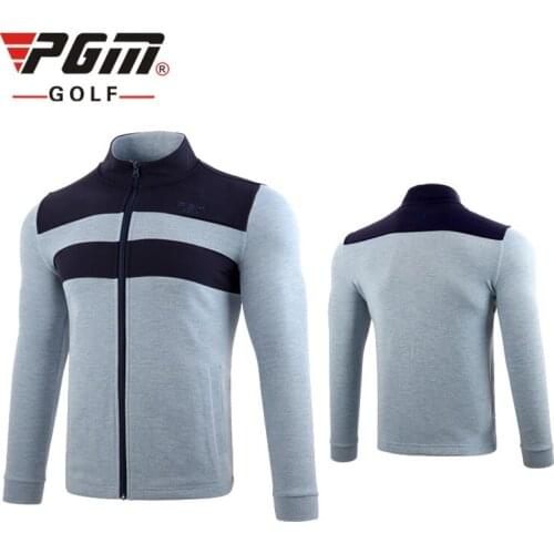 2020 PGM New Golf Apparel Autumn Winter Mens tops Sportswear golf coat Men Golf Stitching Knit Windproof Warm Jacket M-2XL
