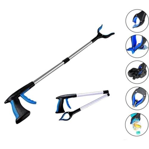 81cm Foldable Litter Reachers Pickers Pick Up Tools Gripper Extender Grabber Picker Collapsible Garbage Pick Up Tool Grabbers