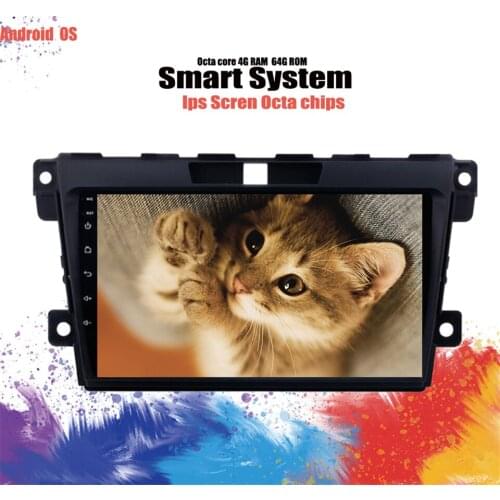 6GB + 128GB Android 10.0 radio for Mazda CX-7 CX 7 CX7 2008-2013 Car DVD Player GPS Navigation build in wifi BT LTE 4G SIM Slot