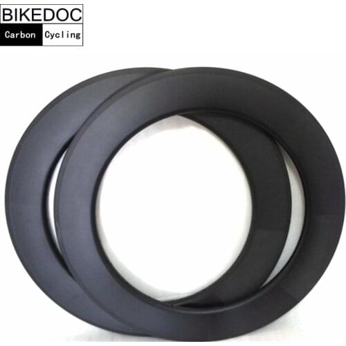 BIKEDOC 700C*23MM Width Carbon Rim Tubular 88MM /Carbon Rim For Road Bicycle /Aro De Bicicleta