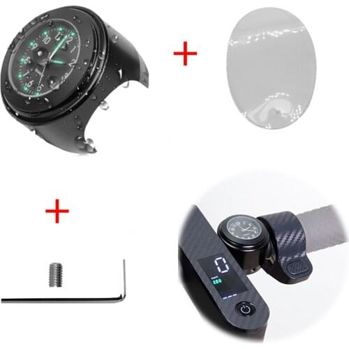 Electric Scooter Handlebar Watch Waterproof Hand Grip Bar Mount Dial Top Mount Clock For xiaomi M365 Scooter Ornaments Accessory