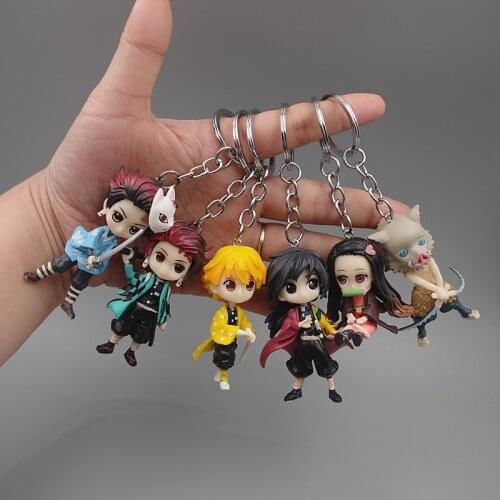 Action Figure Demon Slayer Doll Kimetsu no Yaiba Figura Kamado Tanjirou Kamado Nezuko Agatsuma Zenitsu Hashibira Inosuke Figures